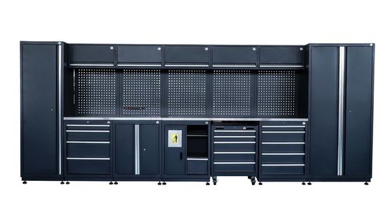 Home Garage Workshop Tool Cabinet with Wheels and Multi Drawers Customized Support OBM