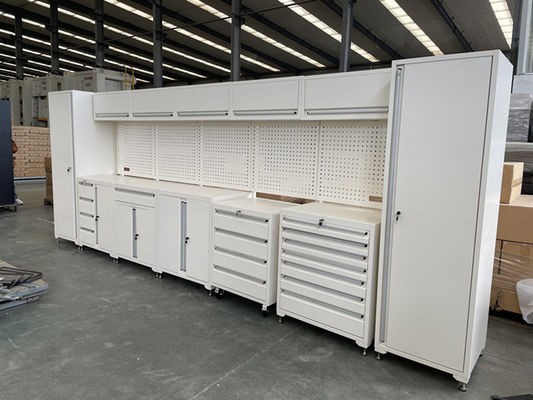 Workstation Modular Workbench Tool Cabinet with Heavy Duty Garage Roller and Tool Box Kit