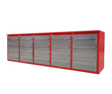 Car Repair Garage Workshop Tool Storage Cabinet with Heavy Duty 20-Drawer Workbench