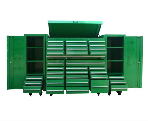 Workshop Household Multifunction Tool Cabinet with Metal Tool Trolley and Multi Drawers