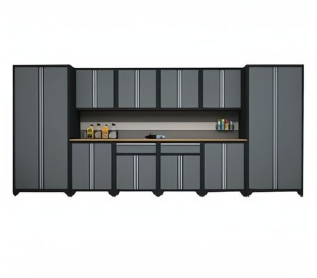 Workshop Organization Large Modular Garage Tool Cabinet with Pegboard and OEM Support