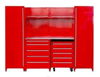 Key Lock Modular Garage Cabinets with Professional Design and Customized Support