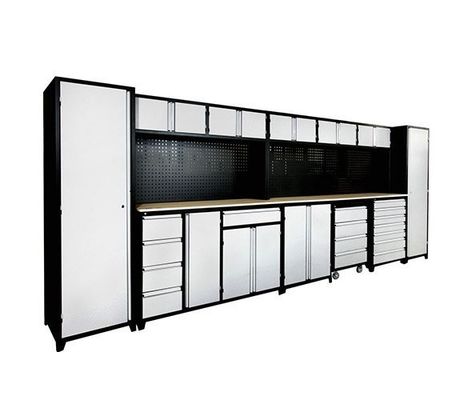 KEY Lock Garage Storage Cabinets System for Efficiently Managing Tools and Equipment