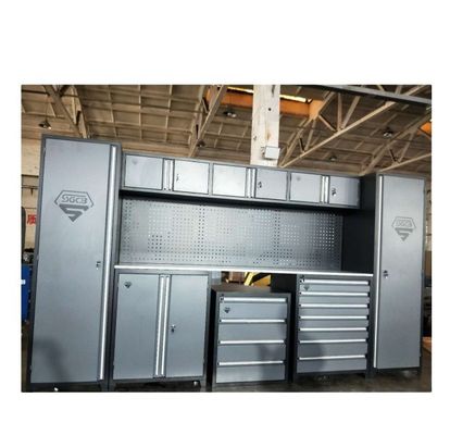 KEY Lock Garage Storage Cabinets System for Efficiently Managing Tools and Equipment
