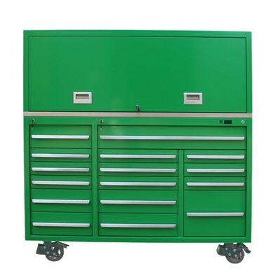 Workshop Workstation 16 Drawer Rolling Tool Chest with Casters and Customized Support