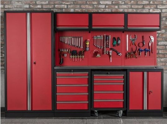 Custom Metal Garage Tool Cabinet Heavy Duty Rolling Tool Chest for Garage Store Tools