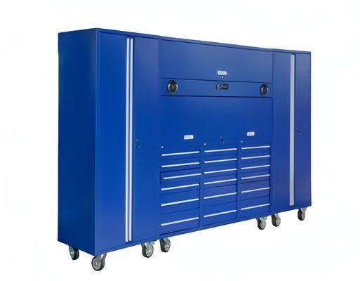 Brown Iron Rolling Tools Chest with Customized Support ' Needs and Tools Organization