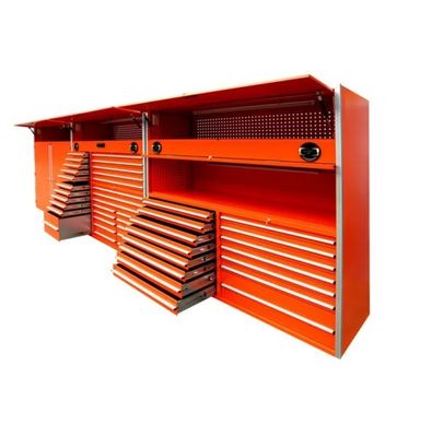 Professional CNC Milling Tool Box Set with Rolling Cabinet and Power Coated Finish
