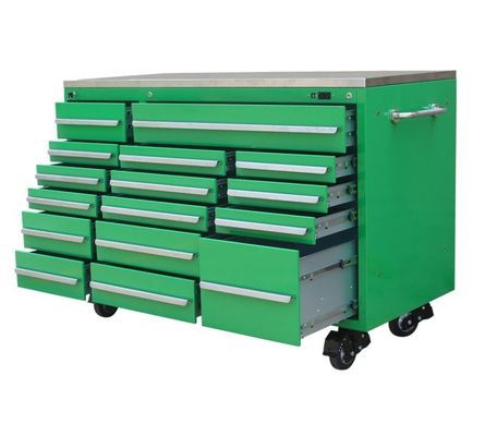 Acceptable OEM ODM Workshop Rolling Tool Cabinet with Wheels and Multi-function Storage