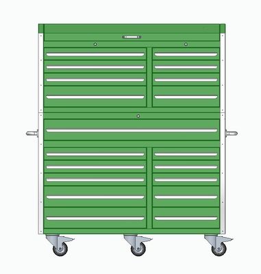 Customized Support Heavy Duty 20 Drawer Tool Box Cart for Workshop Garage Storage