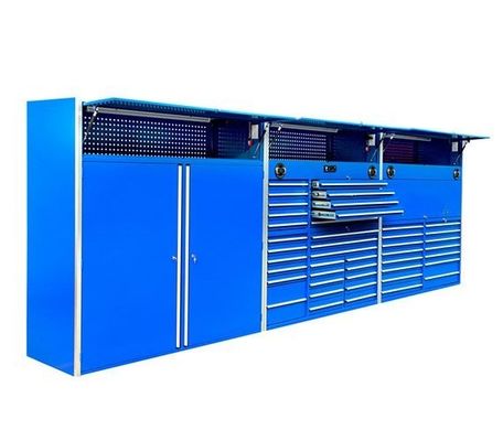 Rolling Tool Cabinet With Aluminum Handles For Garage Store Tools